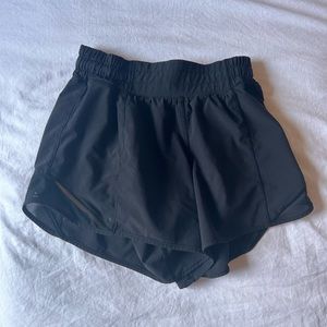 Black lulu lemon shorts